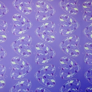 NEW Purple Heart Wrapping Paper 